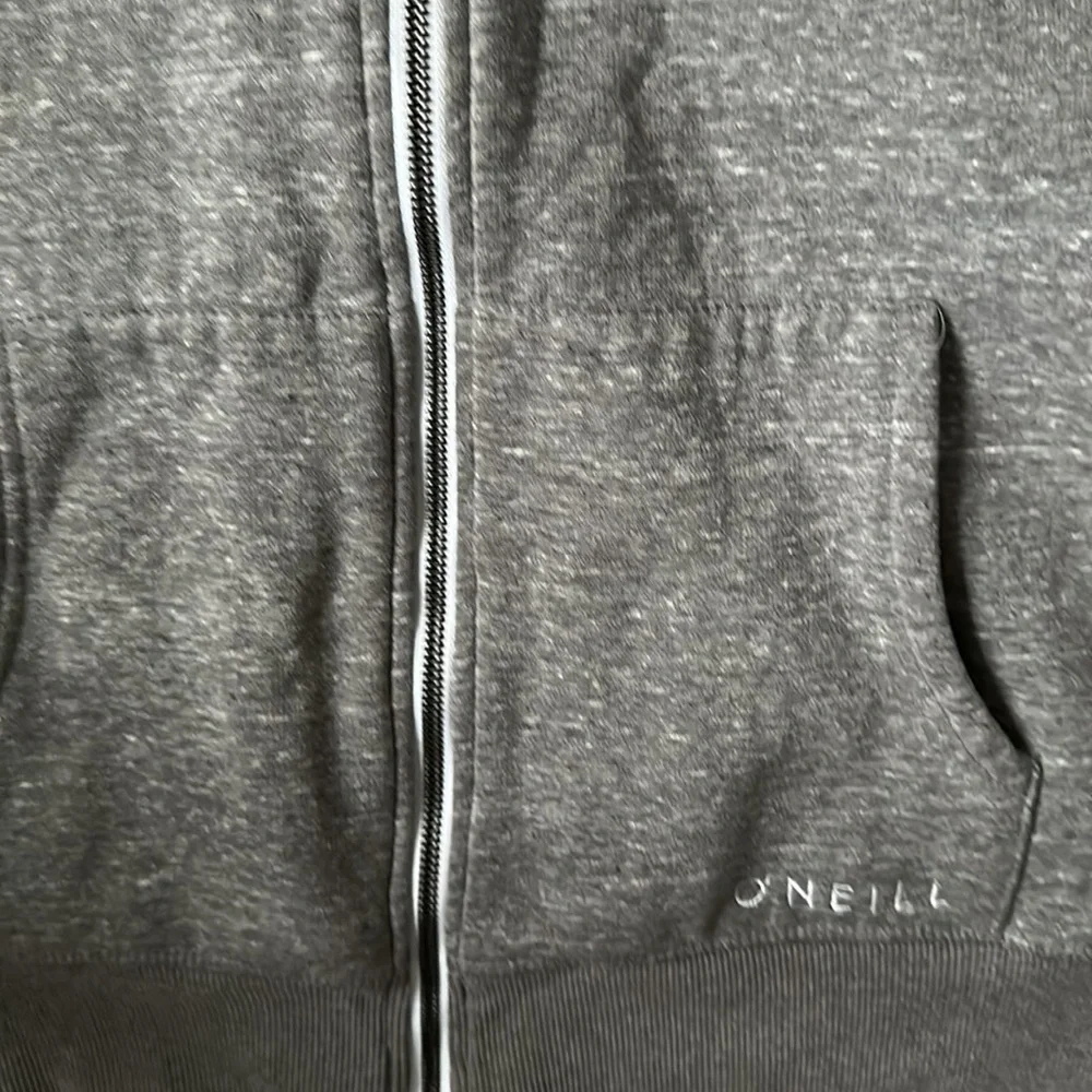 O'Neill jacket gray sweat jacket hooded size Medium Athleisure Fleece lined - Picture 6 of 10